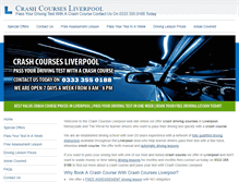 Tablet Screenshot of crashcoursesliverpool.co.uk